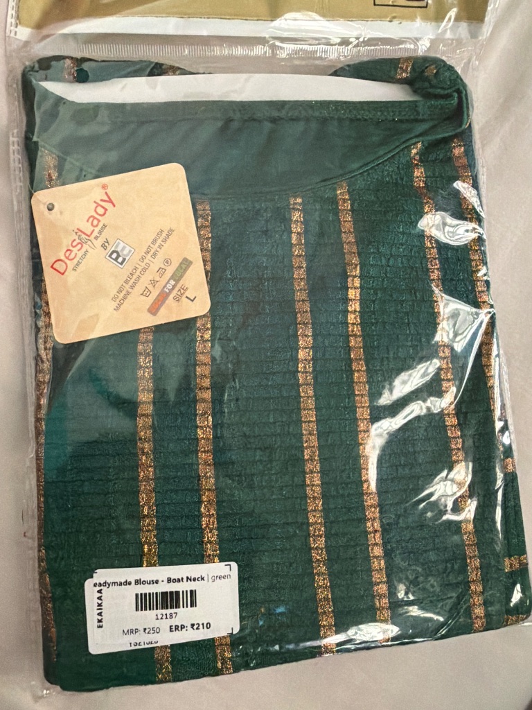 Readymade Blouse - Boat Neck - Image 15
