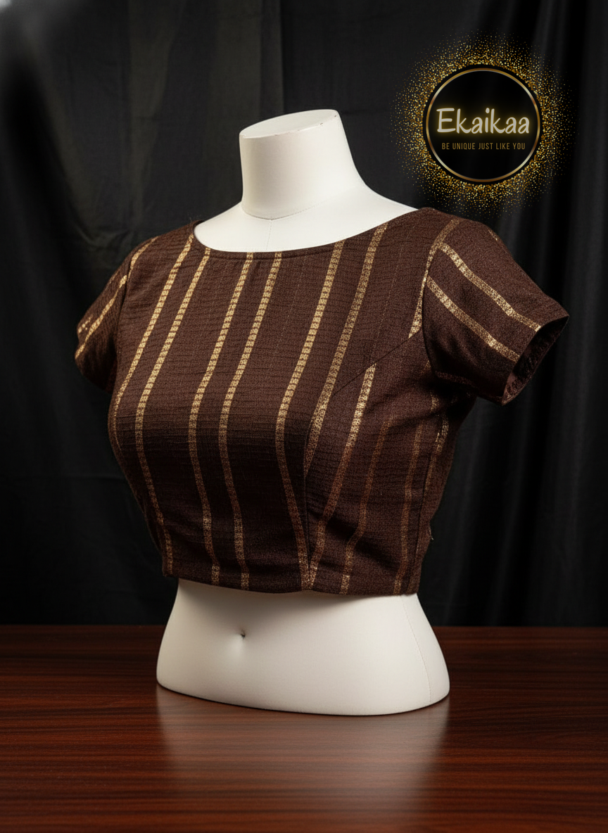 Readymade Blouse - Boat Neck - Image 2