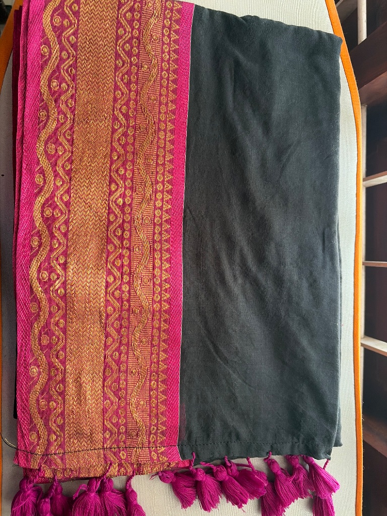 Mul Cotton Saree - Image 13