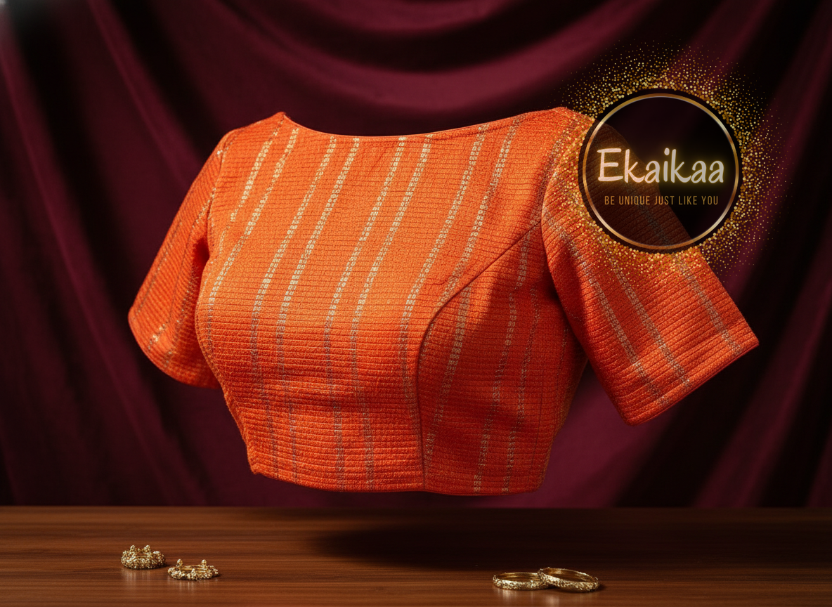 Readymade Blouse - Boat Neck - Image 3