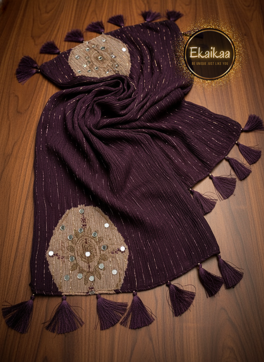 Crape Dupatta - Image 6