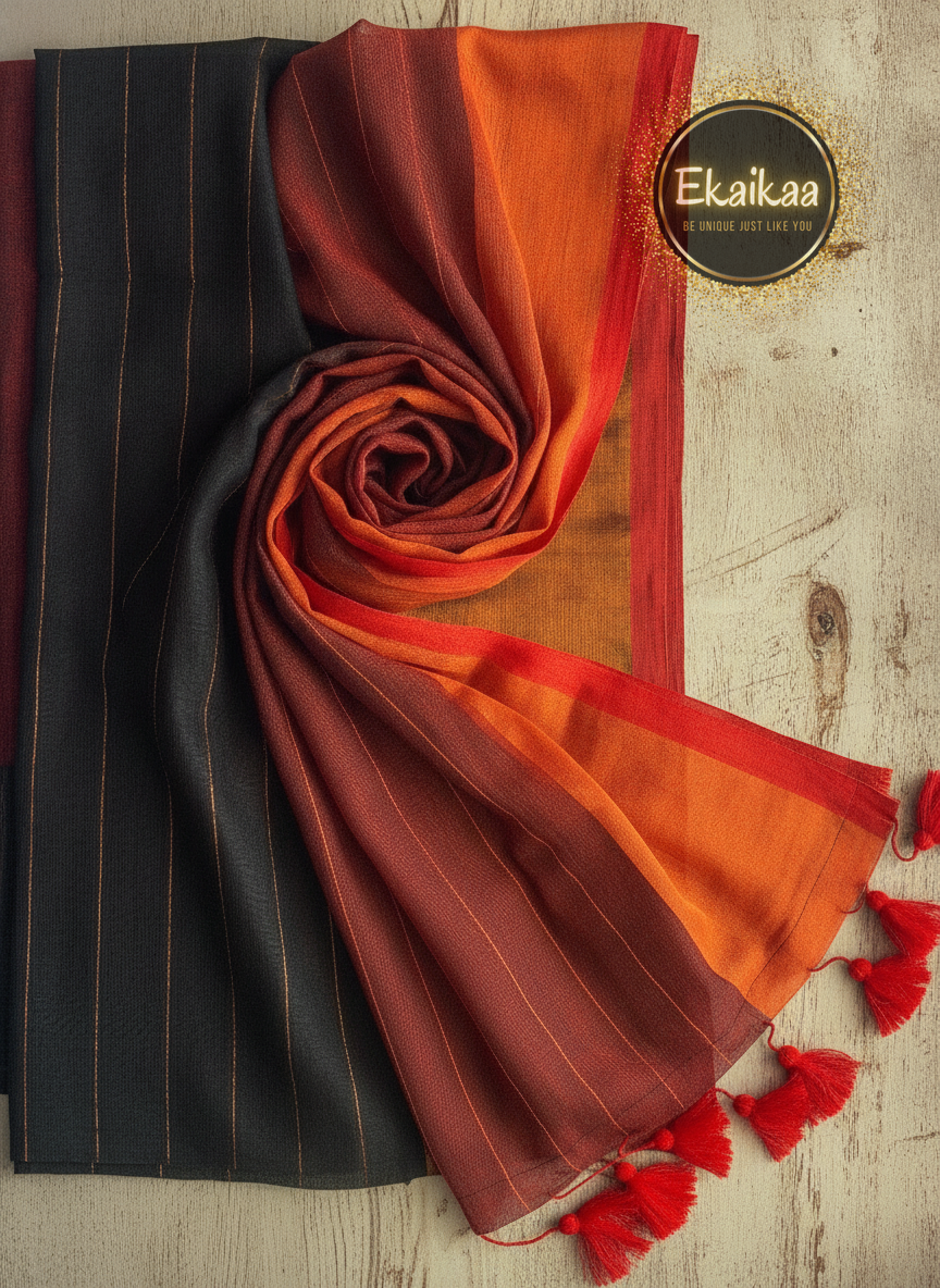 Mul Cotton Saree - Image 5