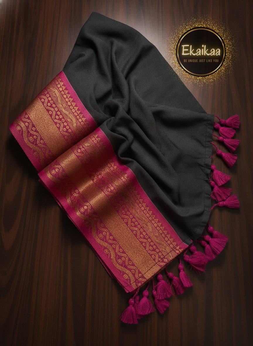 Mul Cotton Saree - Image 3