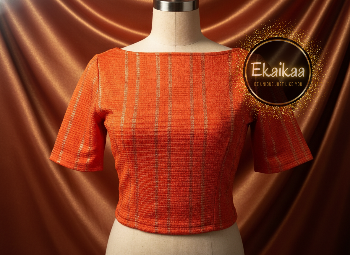 Readymade Blouse - Boat Neck - Image 13