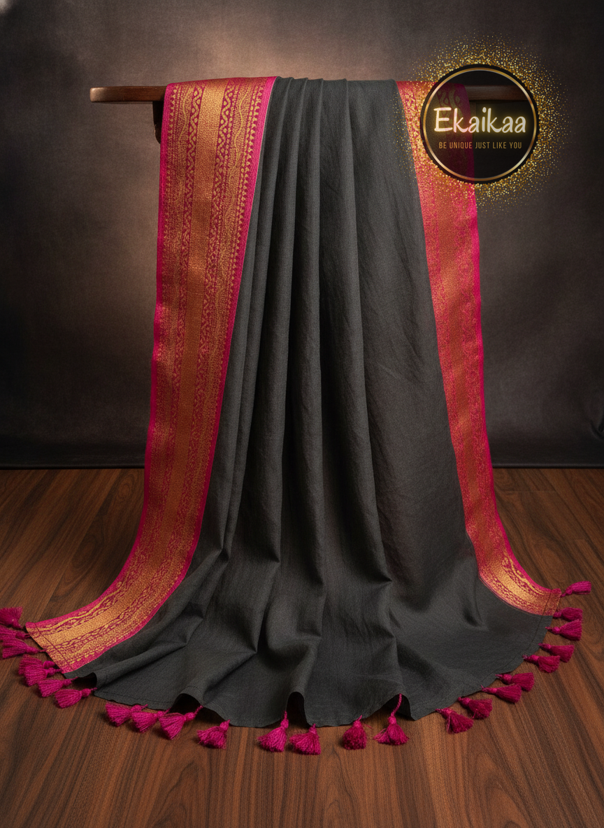 Mul Cotton Saree - Image 8