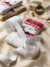 White Elastic thumbnail 1