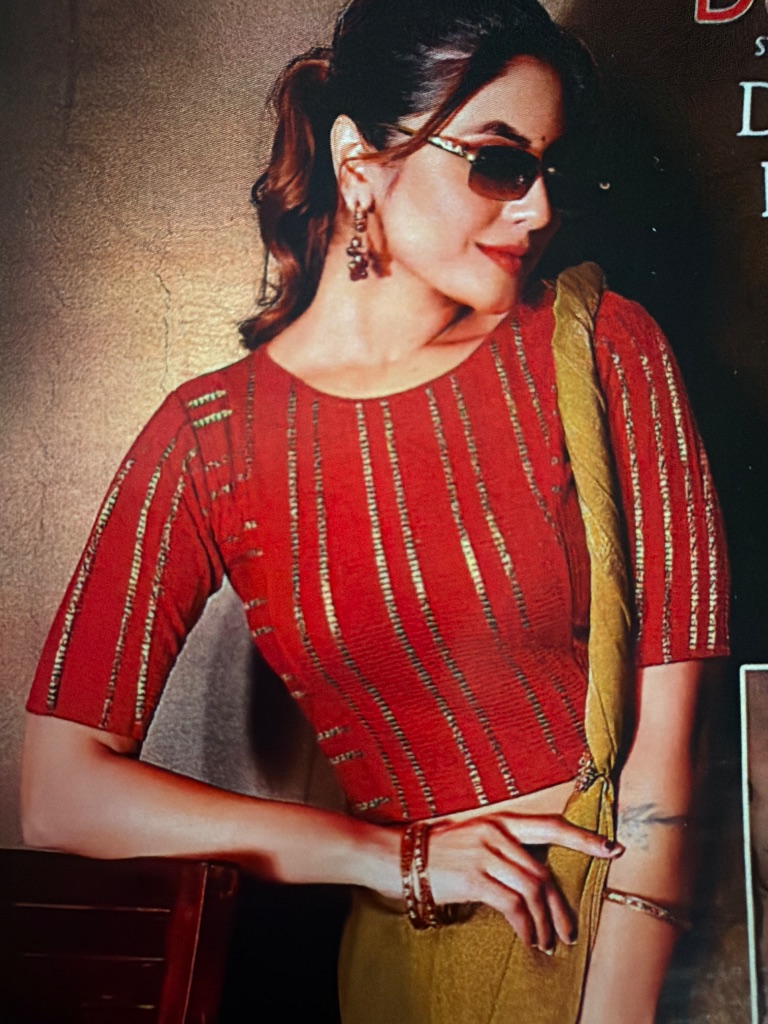 Readymade Blouse - Boat Neck - Image 6